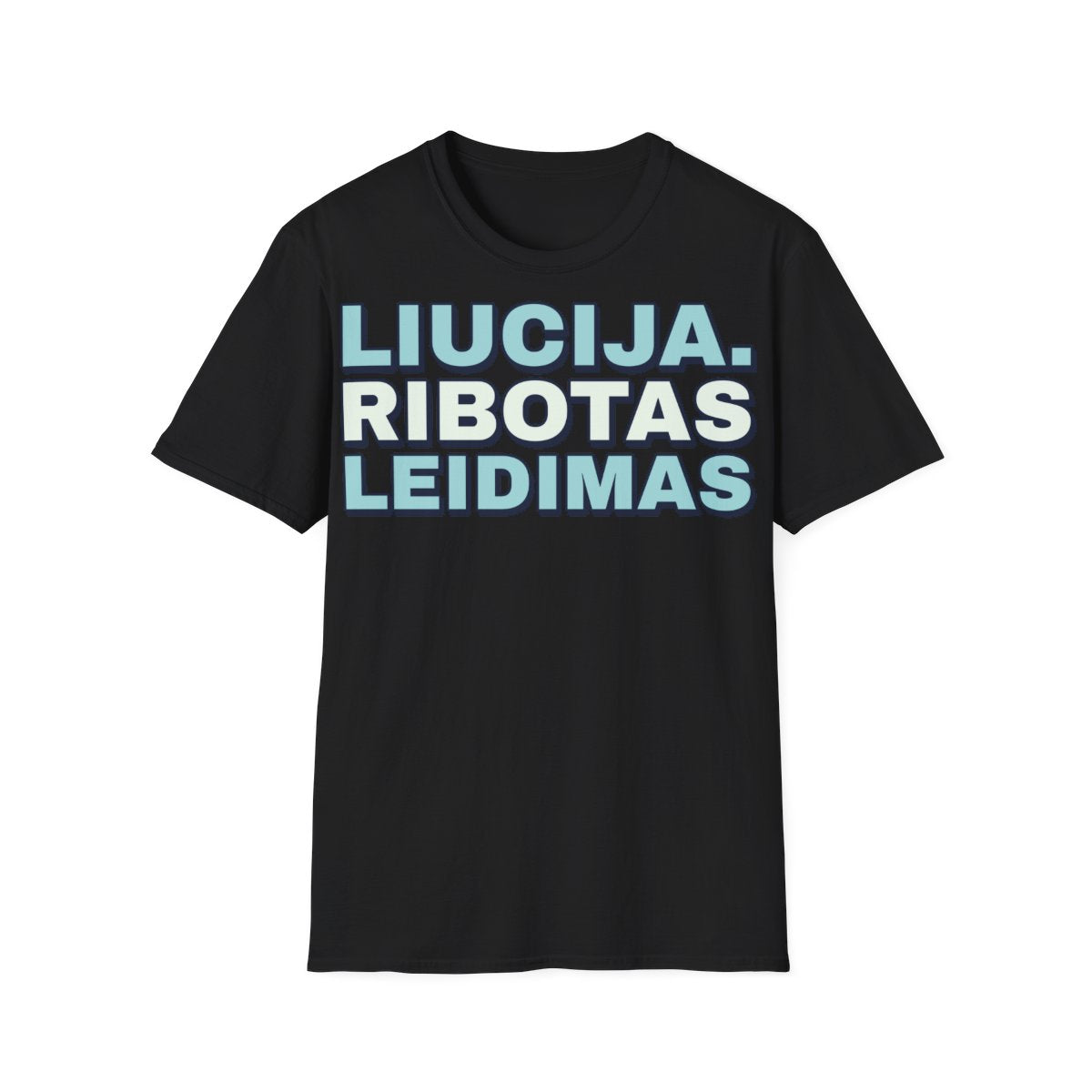 Liucija. Ribotas leidimas — Marškinėliai; maketas 1, vaizdas iš priekio