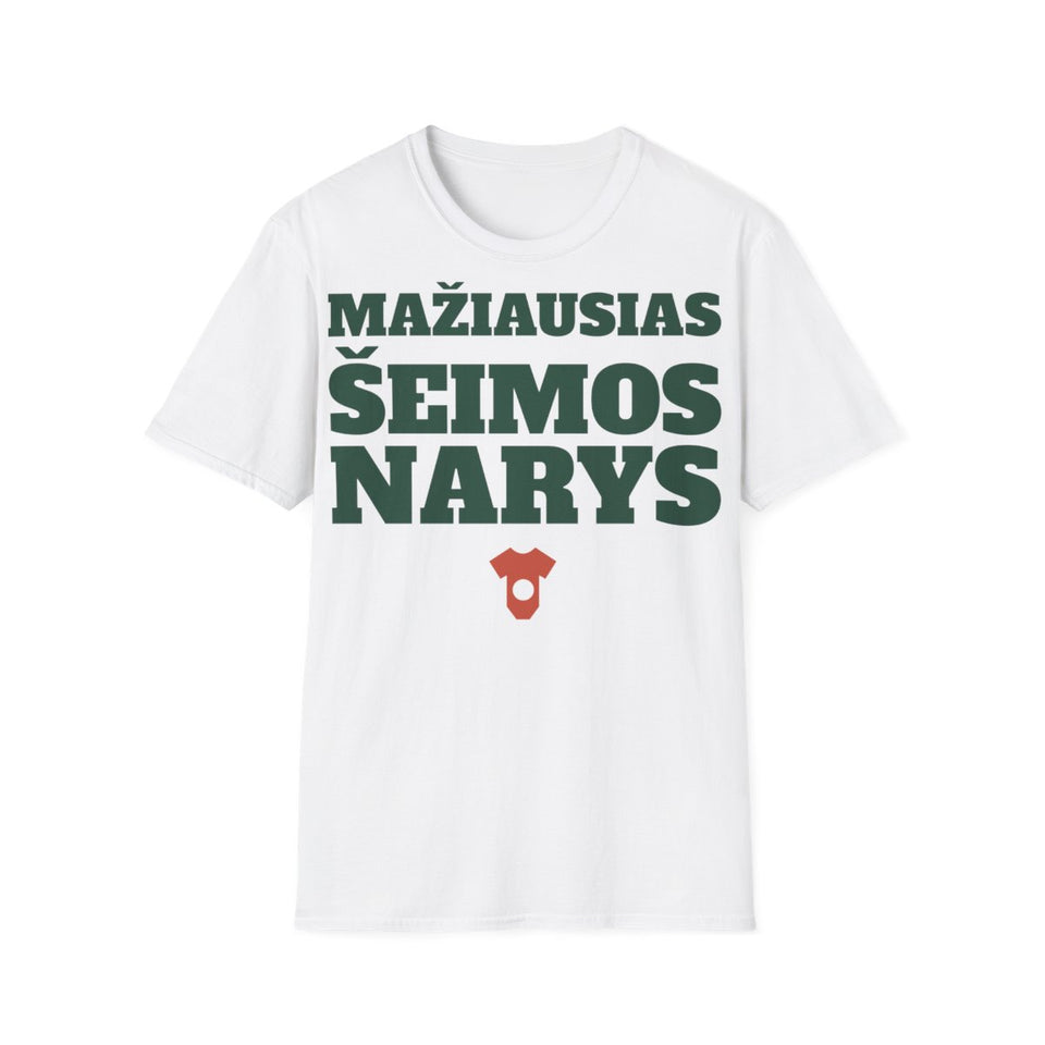 Mažiausias šeimos narys — Marškinėliai, spaudos pusė