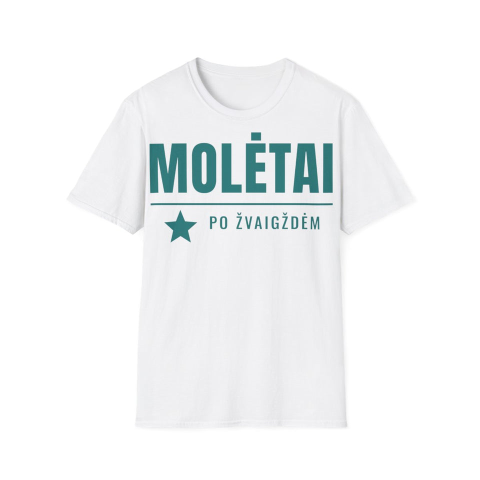 Molėtai — Marškinėliai; maketas 2, vaizdas iš priekio