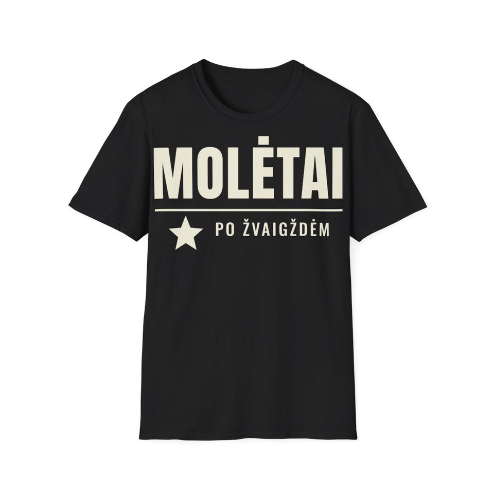Molėtai — Marškinėliai; maketas 1, vaizdas iš priekio