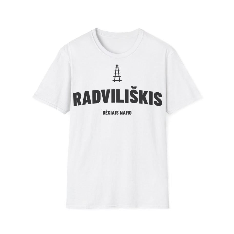 Radviliškis — Marškinėliai; maketas 2, vaizdas iš priekio