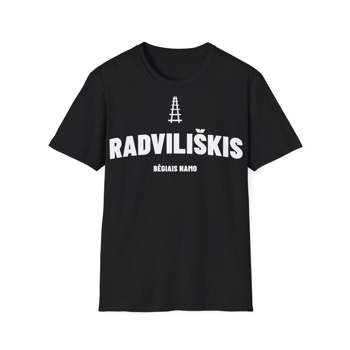 Radviliškis — Marškinėliai; maketas 1, vaizdas iš priekio