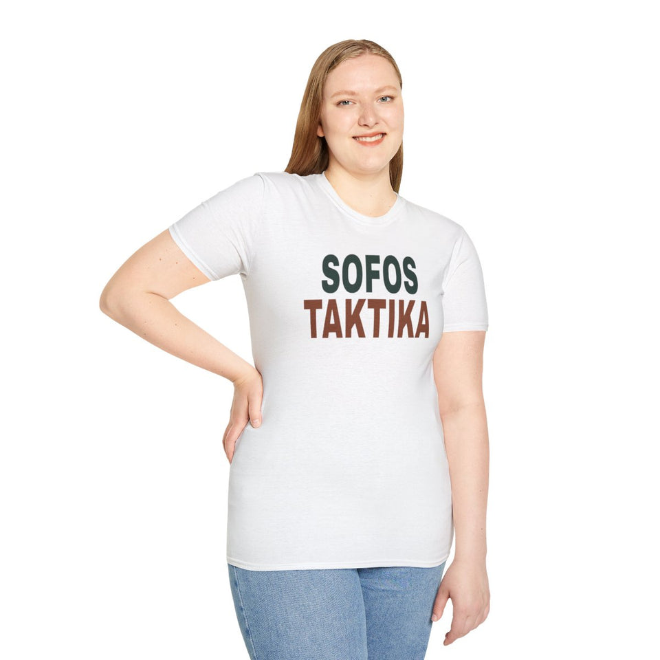 Sofos taktika – marškinėliai, ant modelio