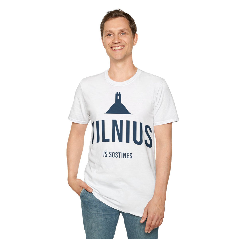 Vilnius – marškinėliai ant modelio