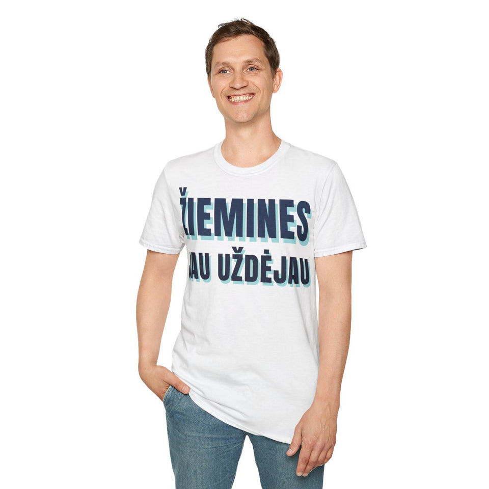 Žiemines jau uždėjau – marškinėliai ant modelio