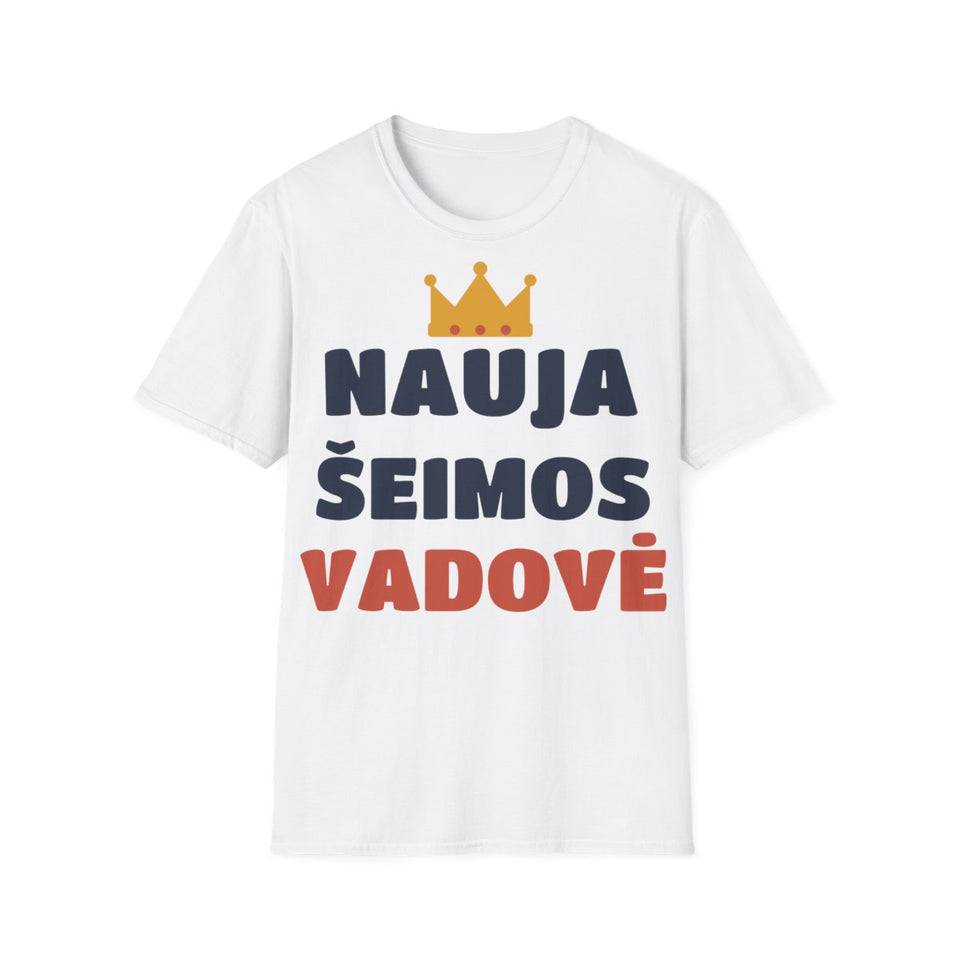 Nauja šeimos vadovė – marškinėliai, priekis
