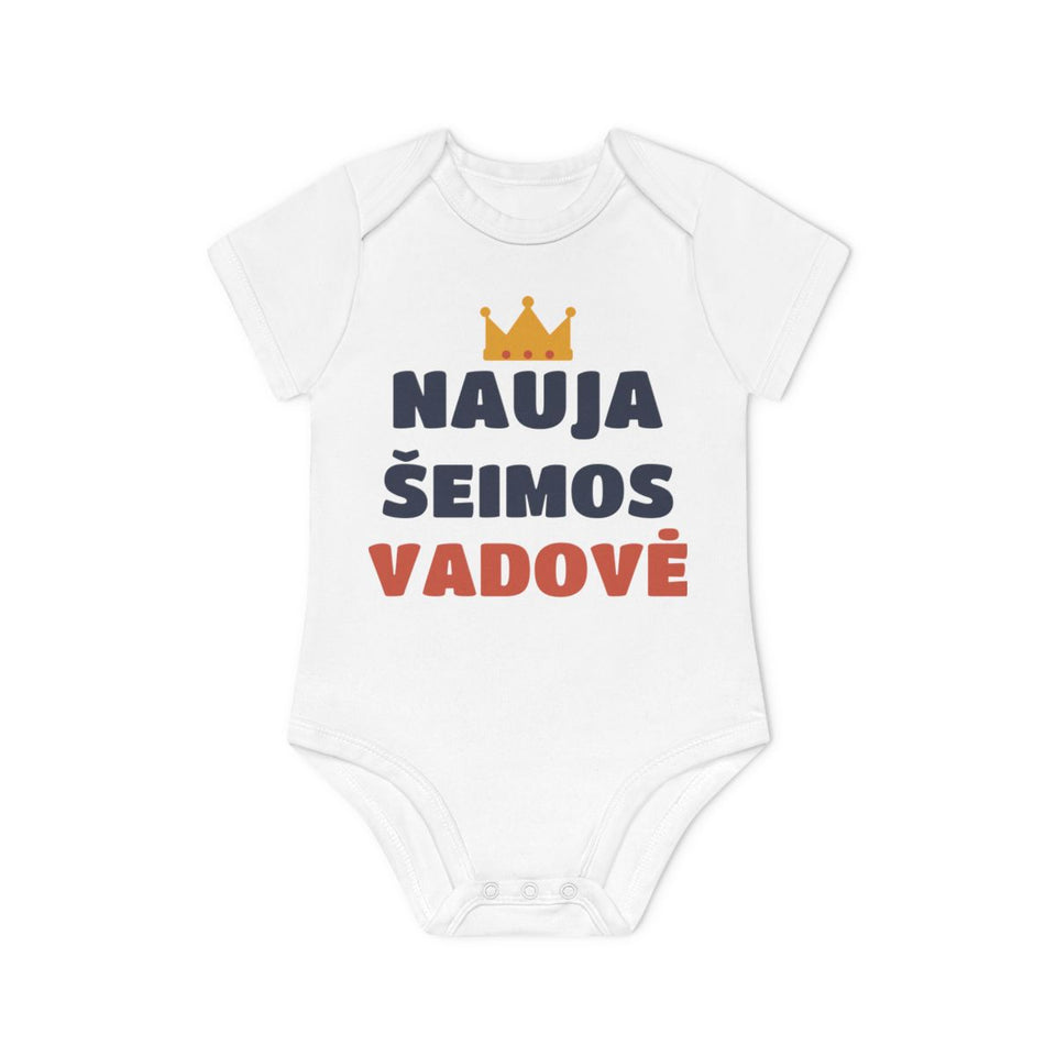 Nauja šeimos vadovė – smėlinukas kūdikiui, priekis