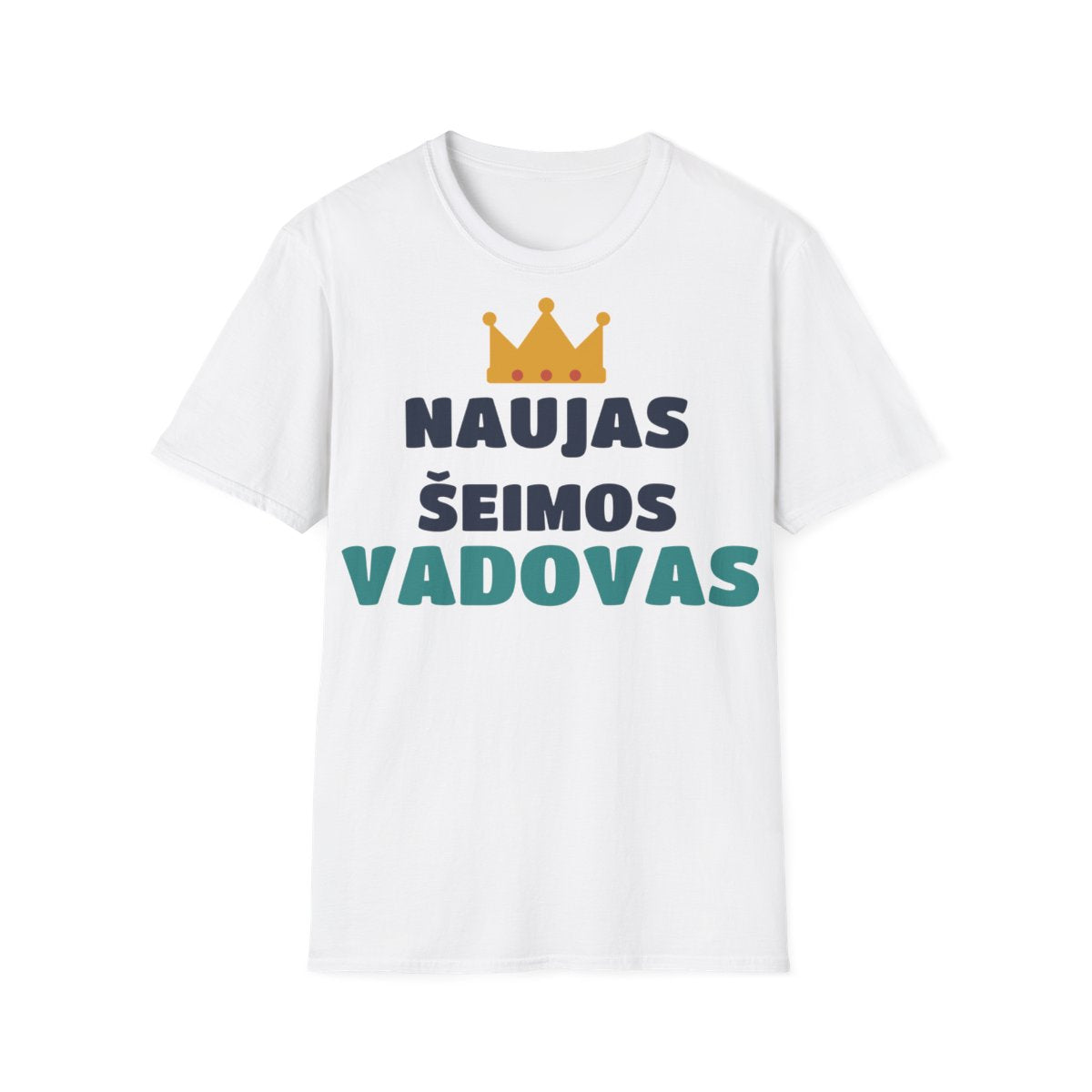 Naujas šeimos vadovas – marškinėliai, priekis