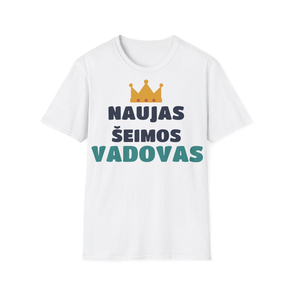 Naujas šeimos vadovas – marškinėliai, priekis