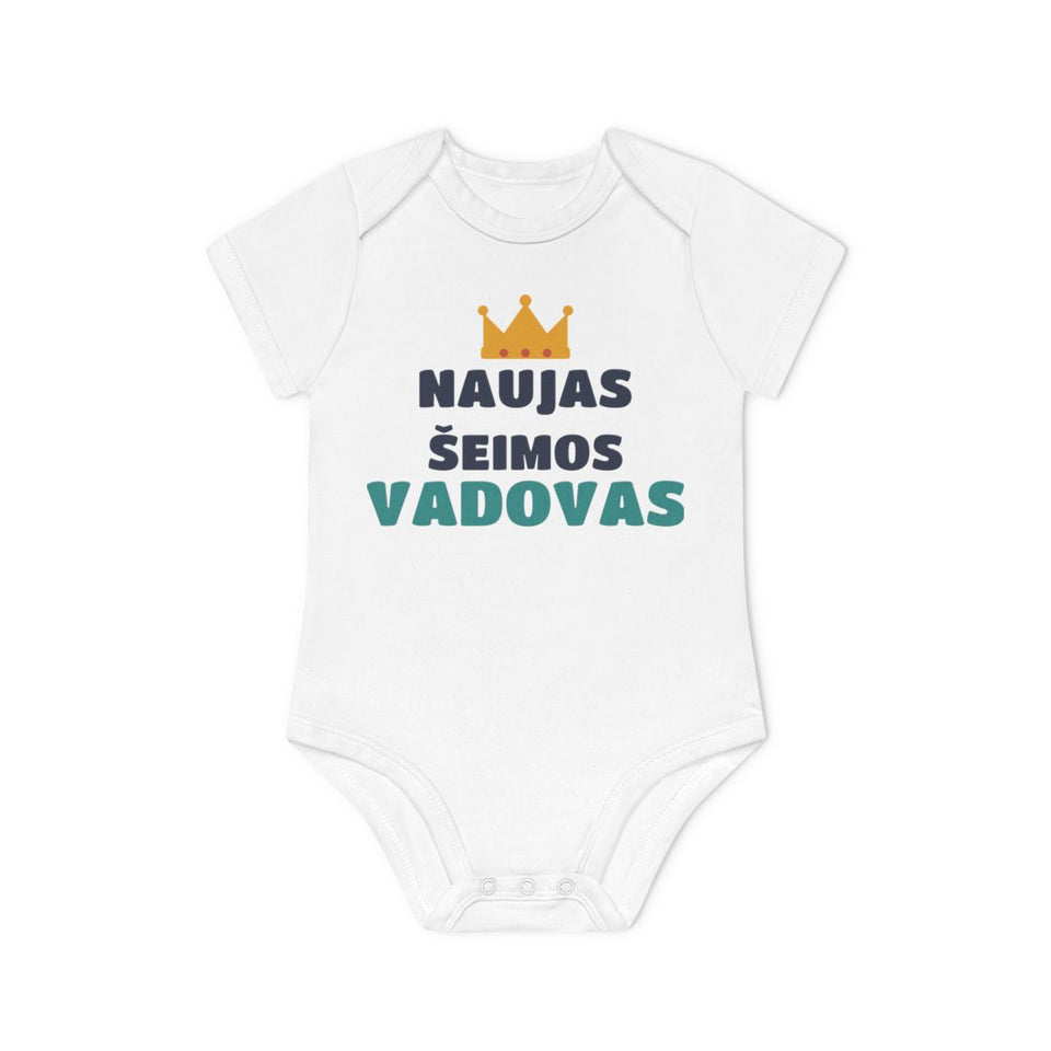 Naujas šeimos vadovas – smėlinukas kūdikiui, priekis