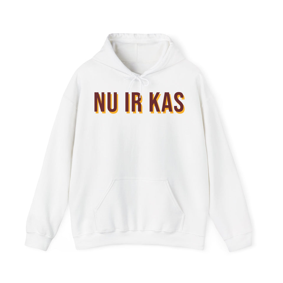 Džemperis su gobtuvu „Nu ir kas“
