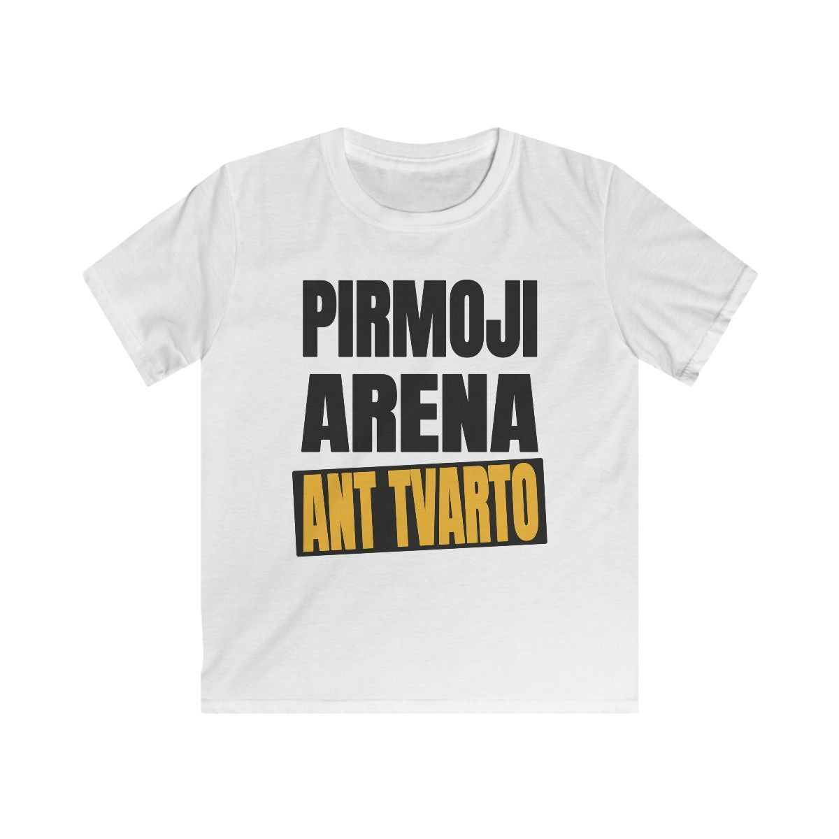 Pirmoji arena – ant tvarto – spaudos pusė