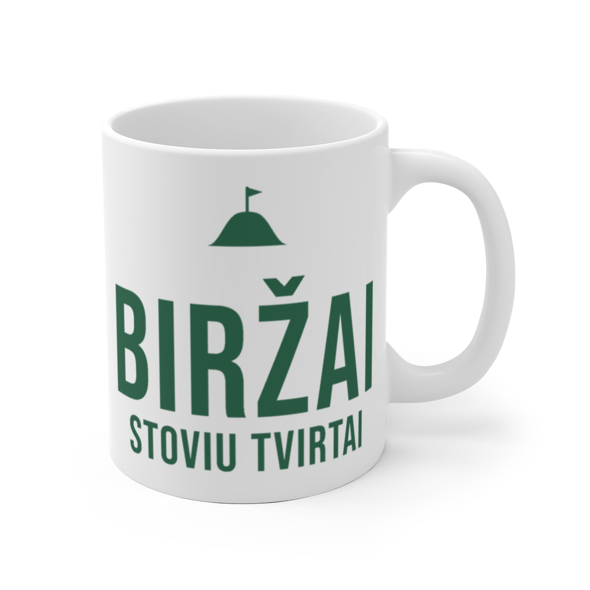 Biržai — Puodelis; maketas 1, vaizdas iš priekio