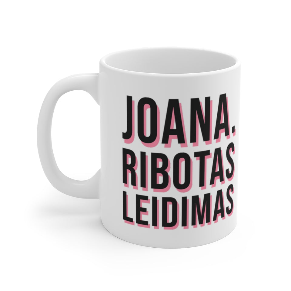 Joana. Ribotas leidimas — Puodelis; maketas 2, vaizdas iš priekio