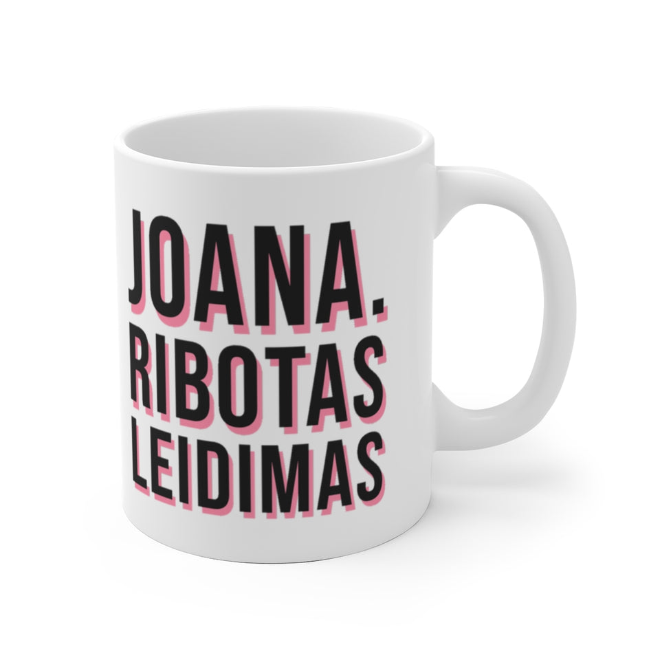 Joana. Ribotas leidimas — Puodelis; maketas 1, vaizdas iš priekio