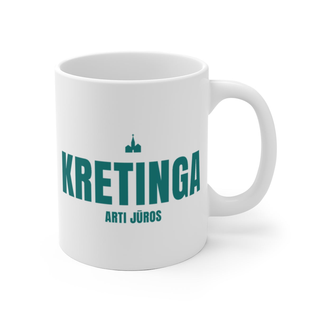 Kretinga — Puodelis; maketas 1, vaizdas iš priekio