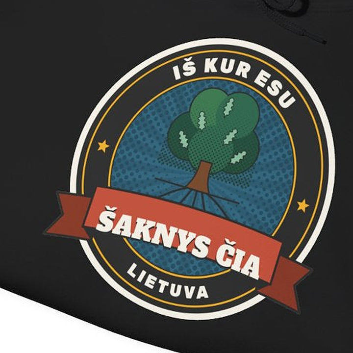 Šaknys čia