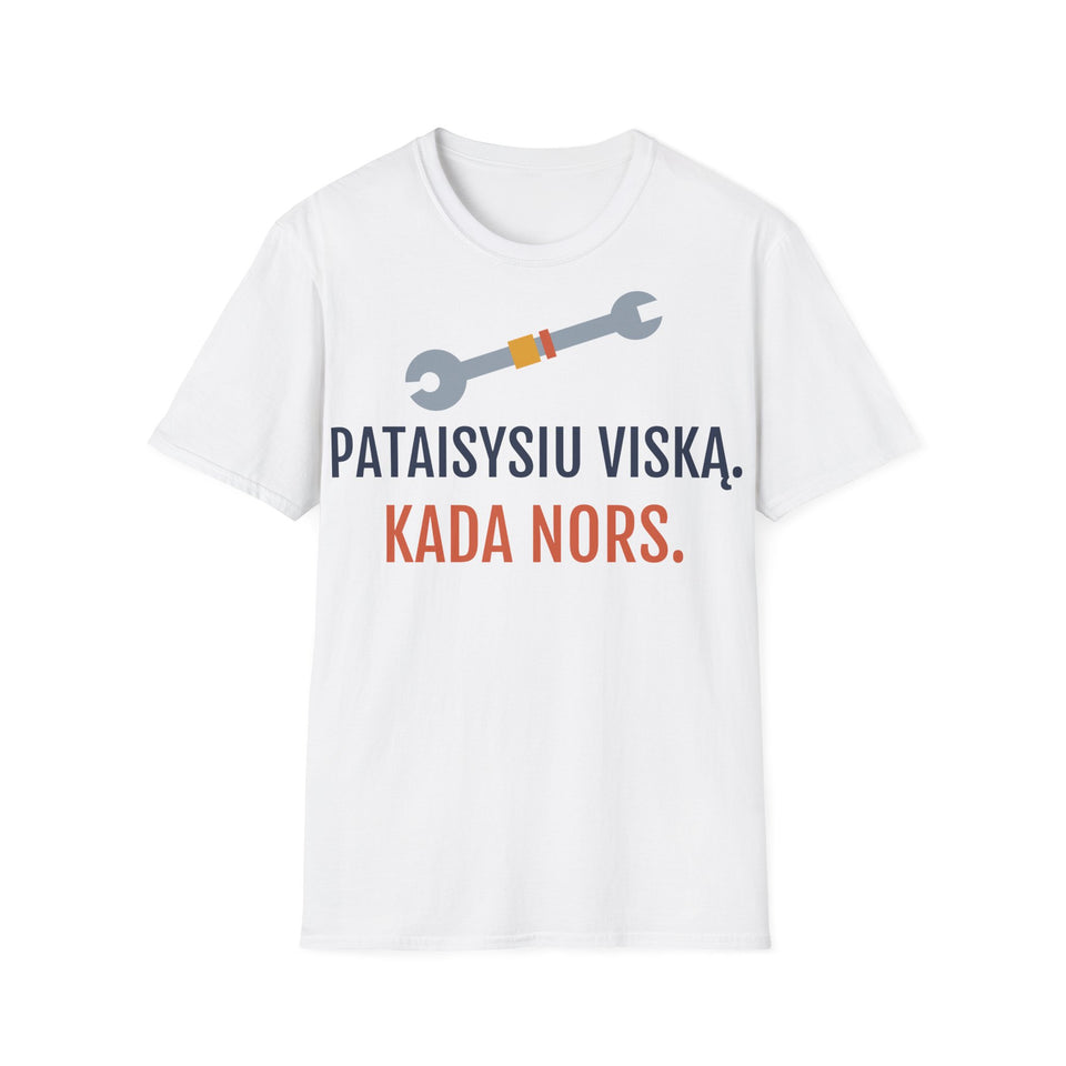 Pataisysiu viską. Kada nors.