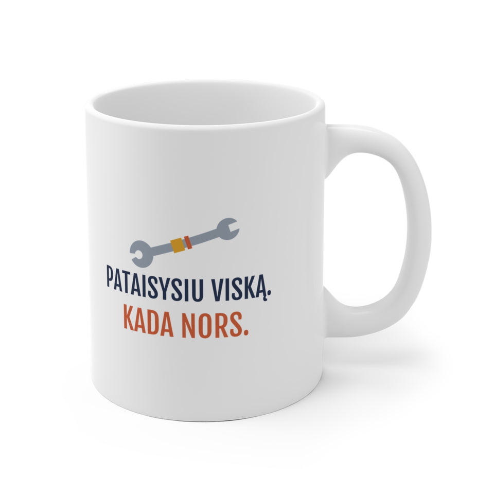 Pataisysiu viską. Kada nors.