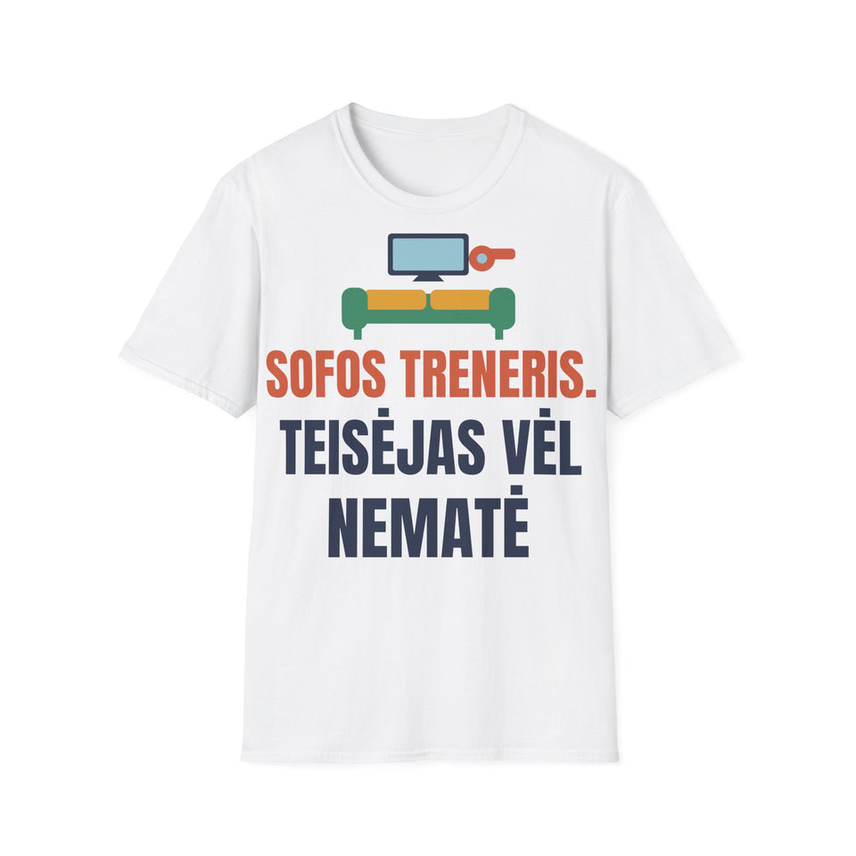 Marškinėliai „Sofos treneris. Teisėjas vėl nematė“