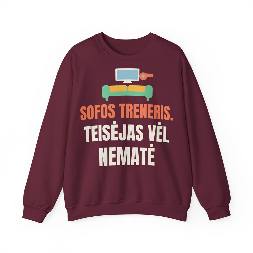 Džemperis „Sofos treneris. Teisėjas vėl nematė“