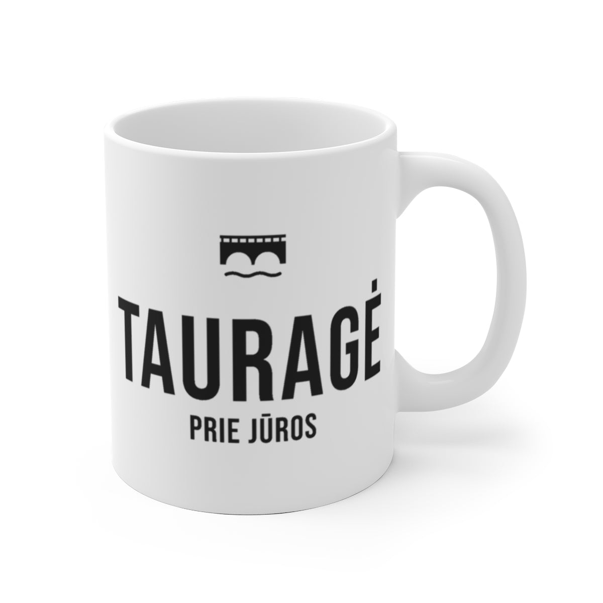 Tauragė — Puodelis; maketas 1, vaizdas iš priekio