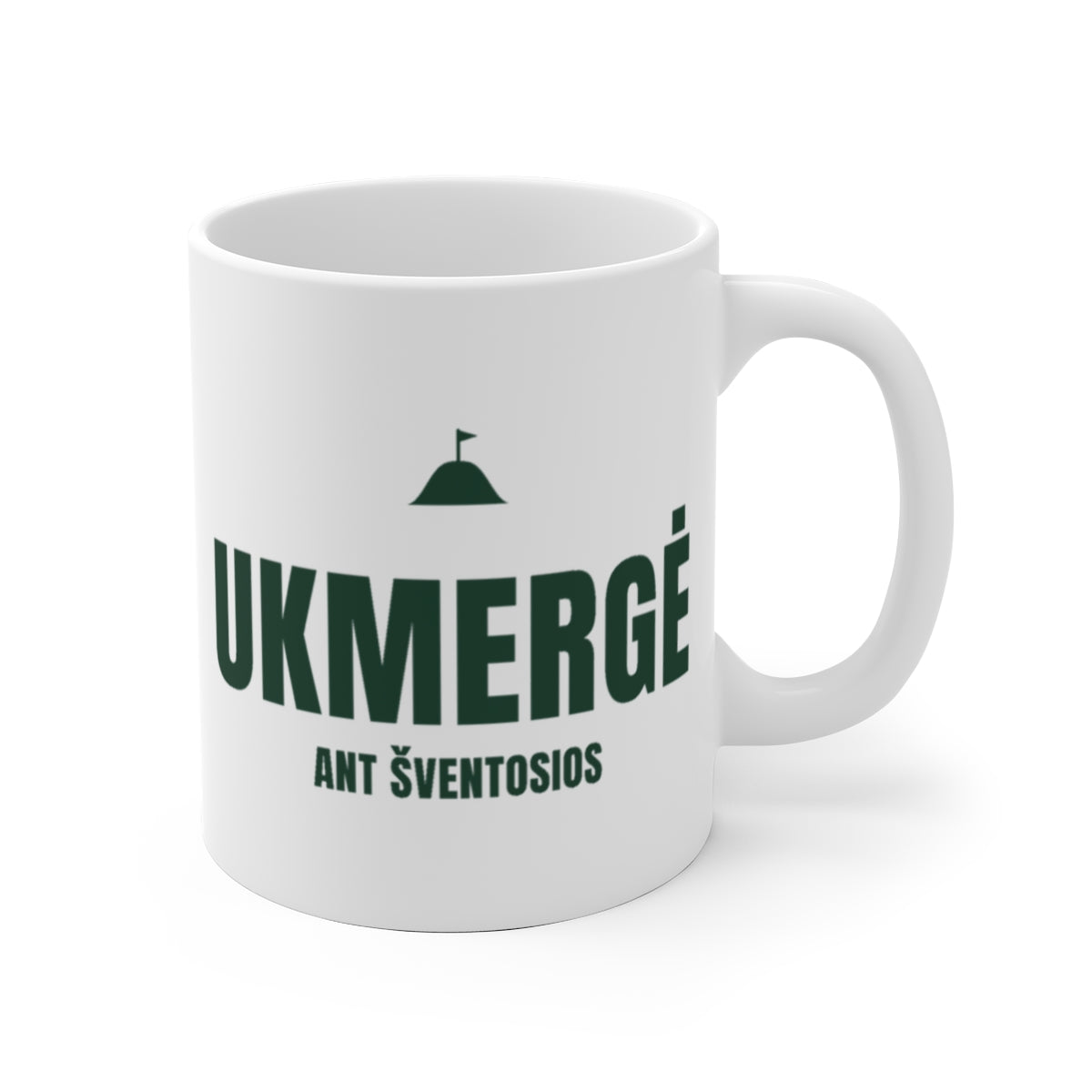 Ukmergė — Puodelis; maketas 1, vaizdas iš priekio