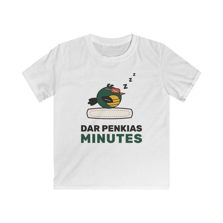 Vaikiški marškinėliai „Dar penkias minutes“ – nuotrauka 1