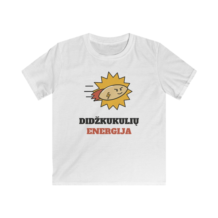 Vaikiški marškinėliai „Didžkukulių energija“ – nuotrauka 1